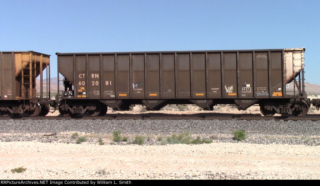 EB Unit Empty Hooper Car Frt at Erie NV -62